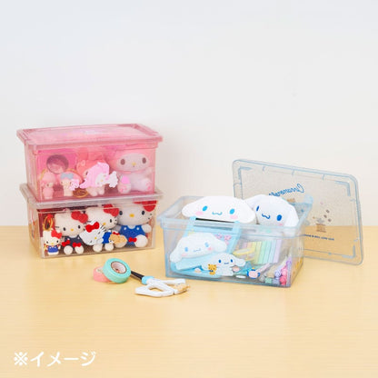 Hello Kitty Clear Glitter Storage Bin (S)