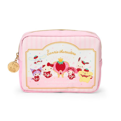 Sanrio Characters Mini Zipper Pouch (Strawberry News 50th Anniv. Series)