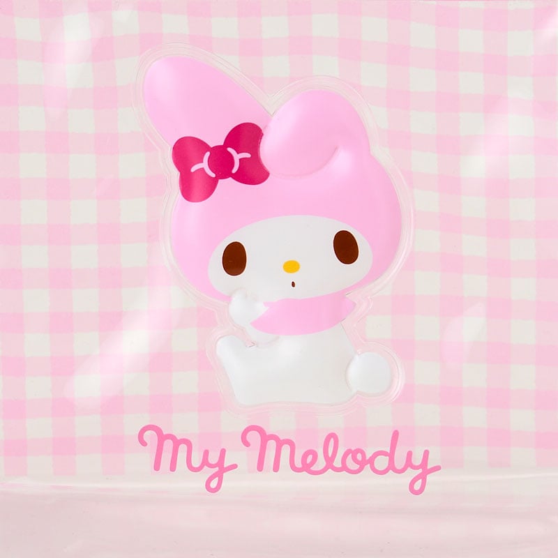 My Melody Clear Gingham Zipper Pouch