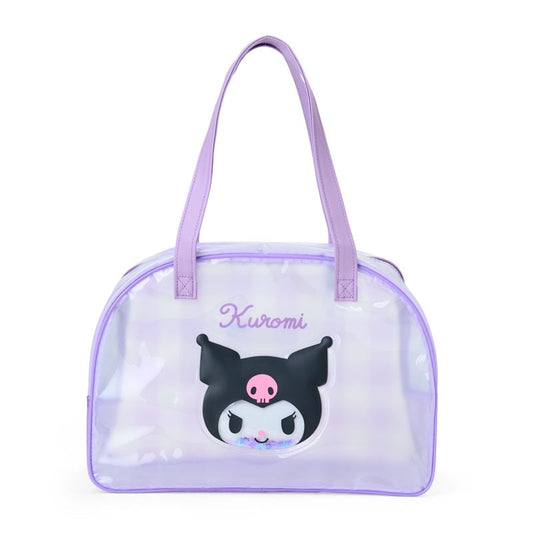 Kuromi Clear Handbag (Gingham)