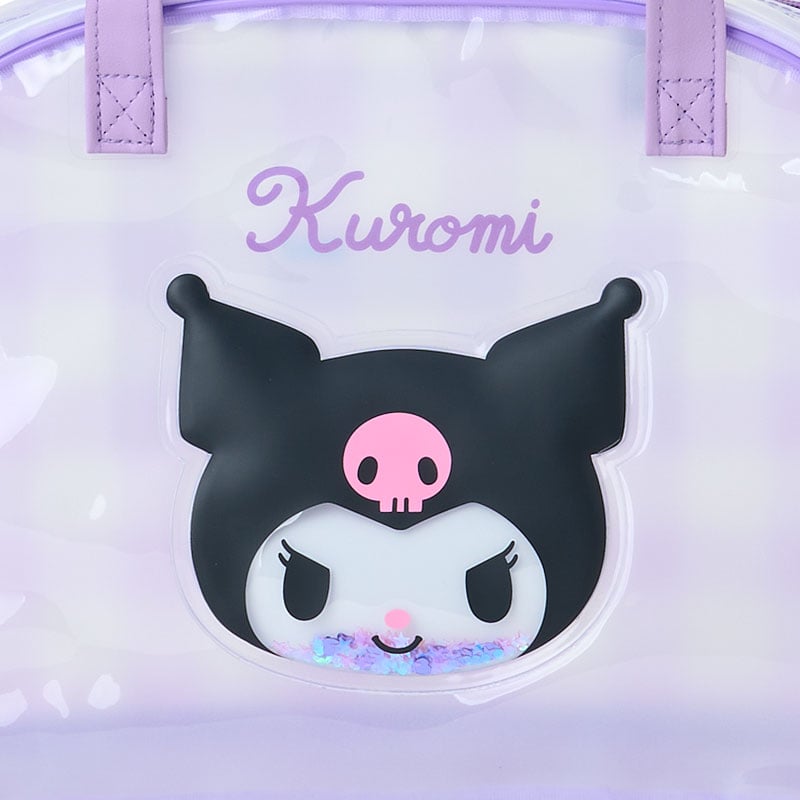 Kuromi Clear Handbag (Gingham)