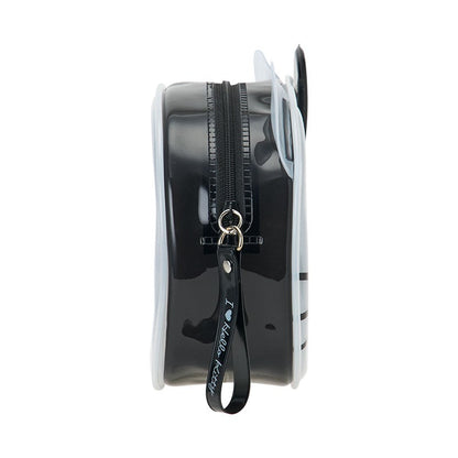 Hello Kitty Black & Clear Zipper Pouch (I Love Hello Kitty Series)