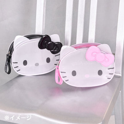 Hello Kitty Black & Clear Zipper Pouch (I Love Hello Kitty Series)