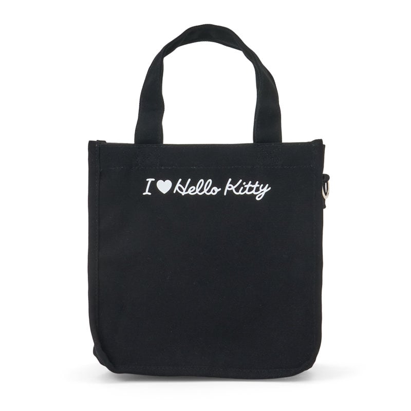 Hello Kitty 2-Way Black Mini Tote Bag (I Love Hello Kitty Series)