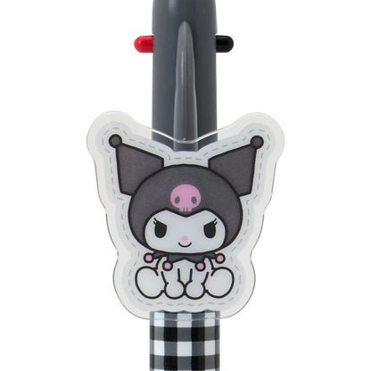 Kuromi 2-Color Gingham Retractable Pen