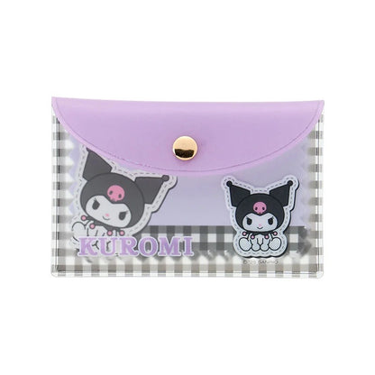 Kuromi Gingham Mini Memo Sheets