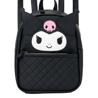 Kuromi Classic Quilted Mini Backpack