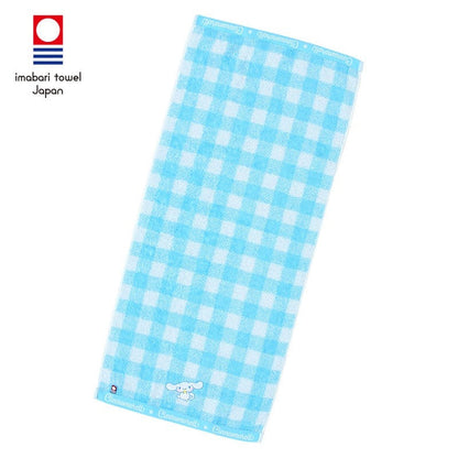 Cinnamoroll Gingham Imabari Hand Towel